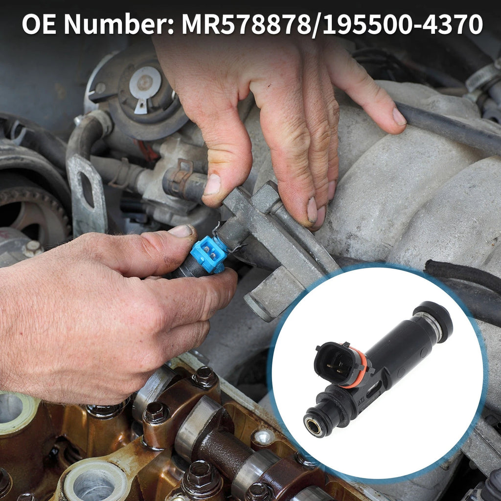 Fuel Injector No.MR578878 for Mitsubishi Montero 3.8 (2003–2006) 1 Pc Black