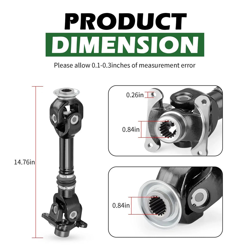 Rear Propeller Prop Drive Shaft for Can-Am Outlander 500 4X4 EFI (2007–2012)
