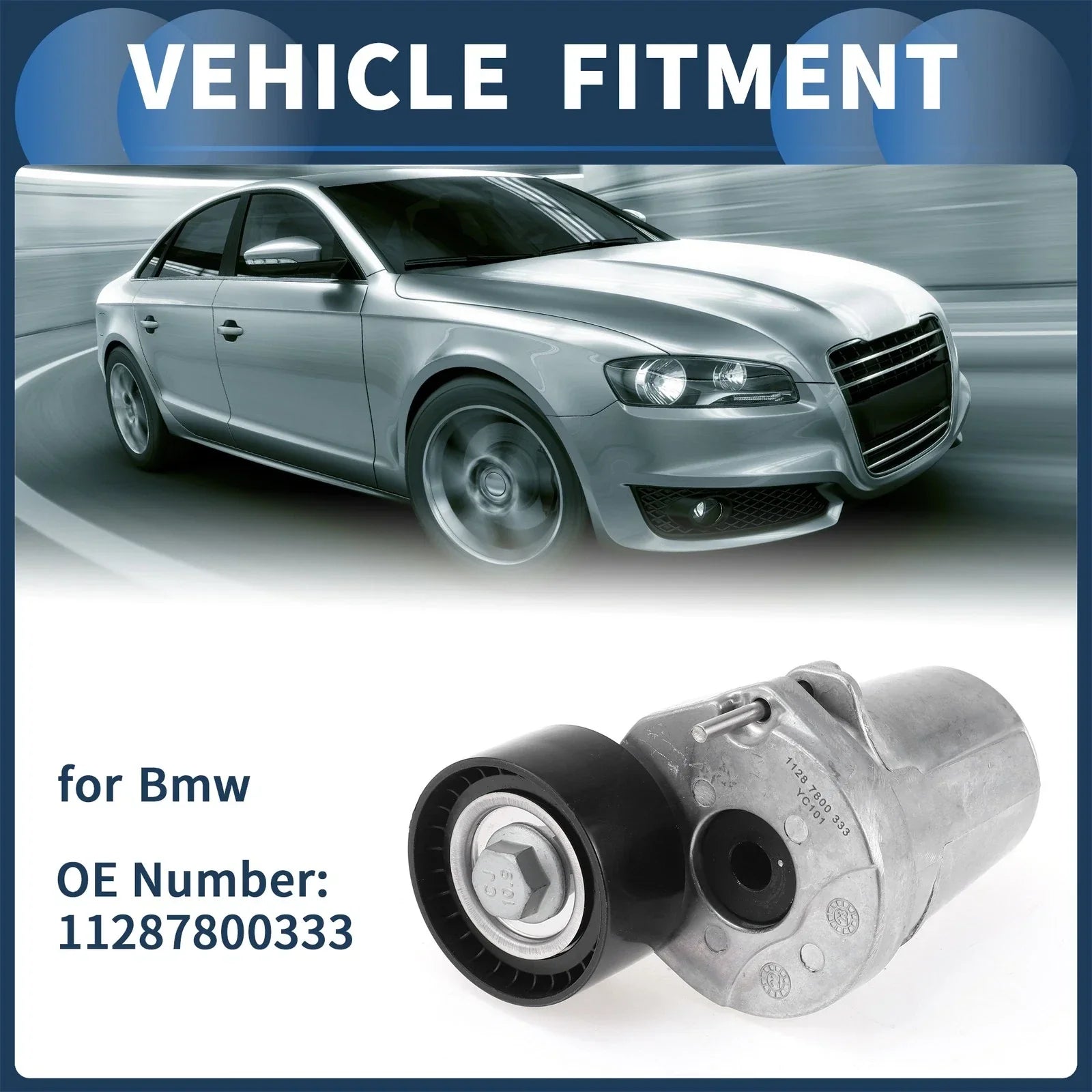 Belt Tensioner for BMW 320D 2.0D (2004 - 2013) BMW 1 3 5 Series