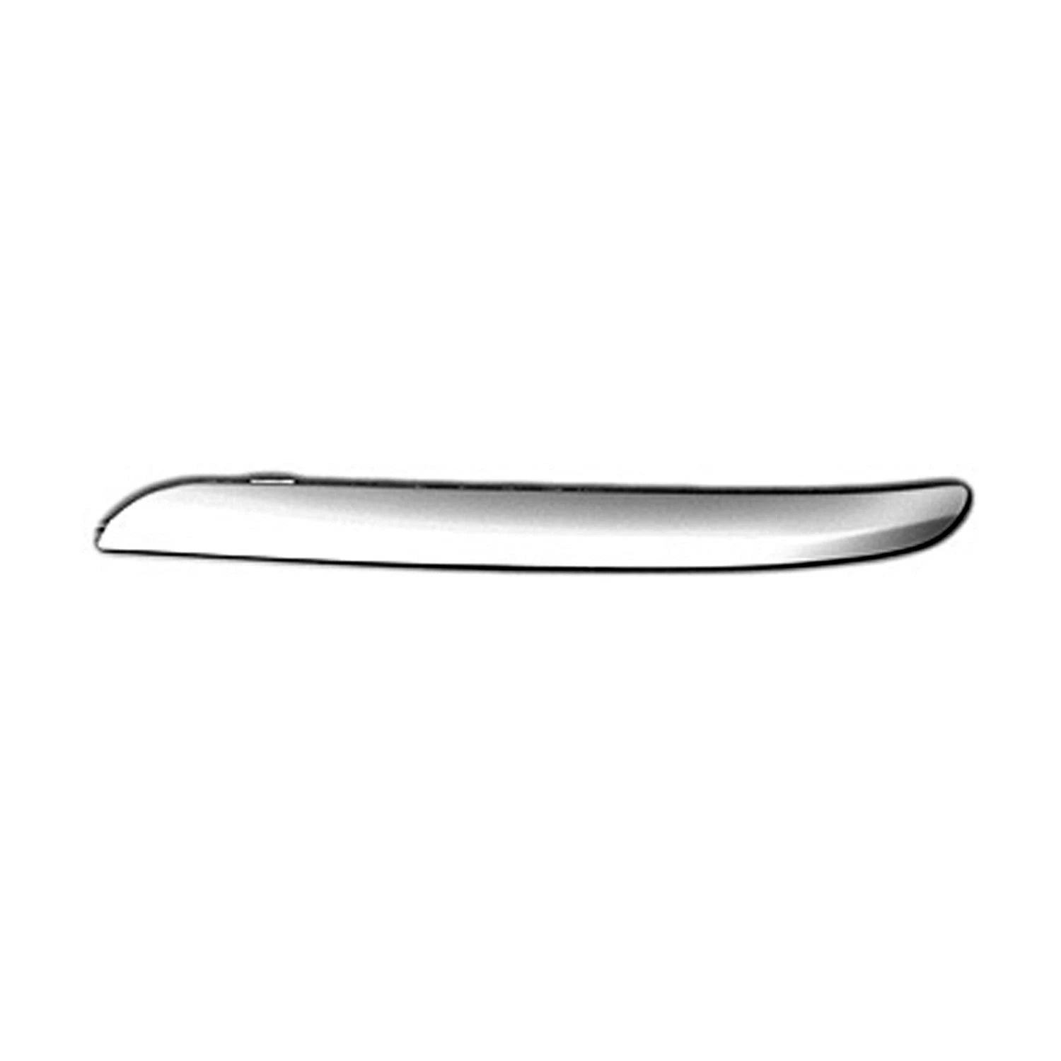 Replacement Chrome ABS Plastic Driver Side Front Bumper Cover Molding