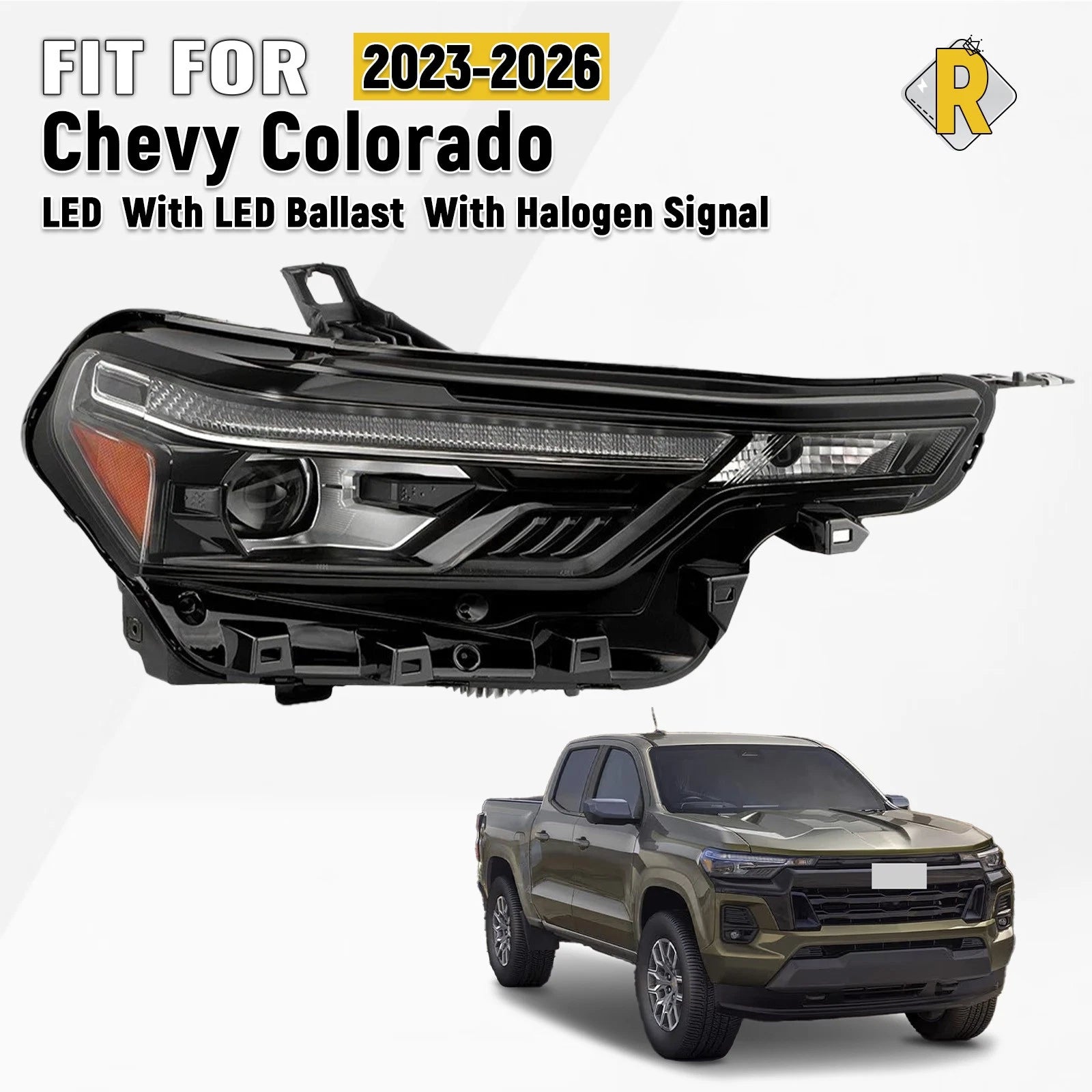 LED Projector Headlight for Chevy Colorado (2023–2026) Right 87818229