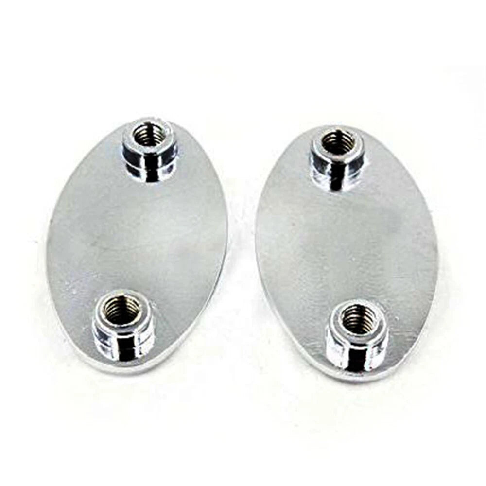 Mirror Block Off Base Plates for Kawasaki Ninja ZX6R ZX6RR ZX10R (2005–2008)