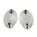 Mirror Block Off Base Plates for Kawasaki Ninja ZX6R ZX6RR ZX10R (2005–2008)