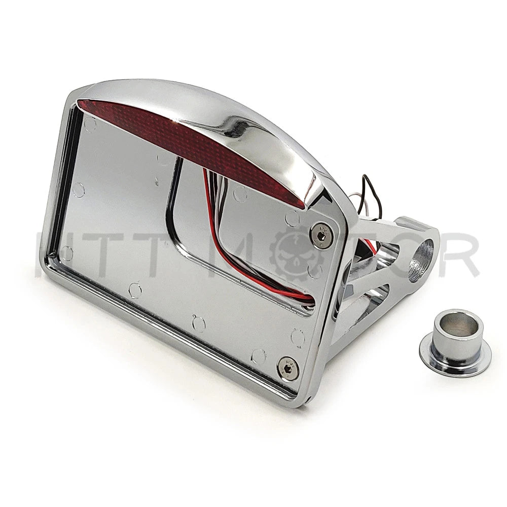License Plate Bracket with LED for Harley Dyna Glide Fat Bob XL883 (2000–2023)