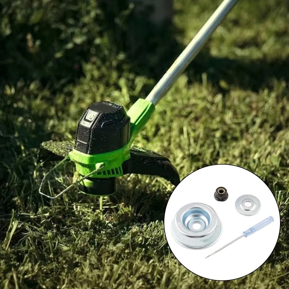 4 Piece Garden Blade Adapter Kit for Lawn Mower (Durable Alloy)