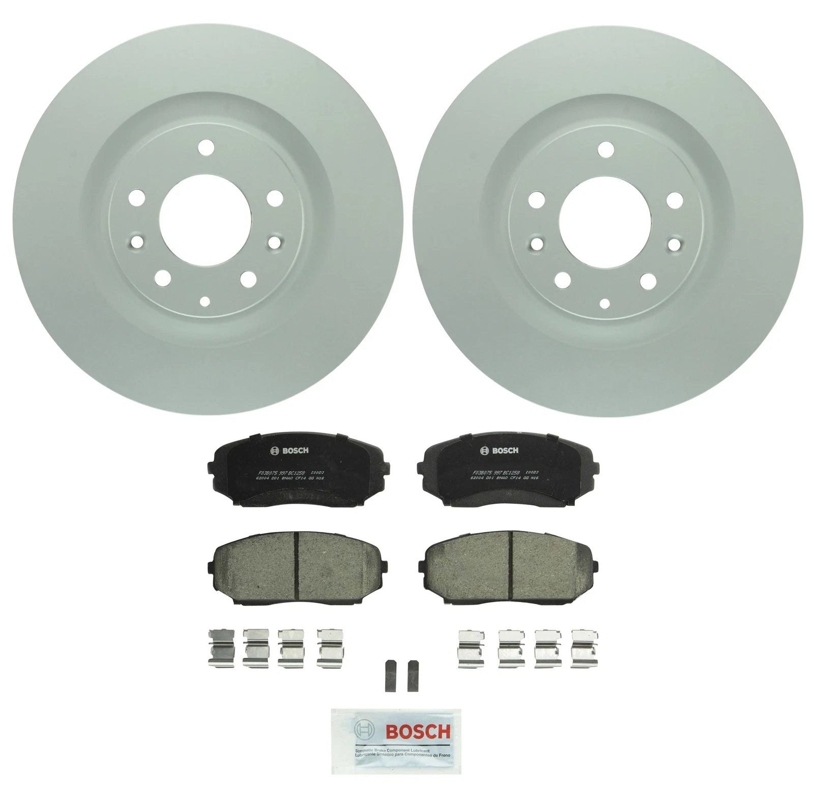 Bosch QuietCast Front Brake Kit for Mazda CX-9 (2007–2021) - 320mm Disc, Ceramic Pads