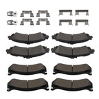 8pcs Ceramic Brake Pads Set for Cadillac Escalade EXT (2002–2006) D834