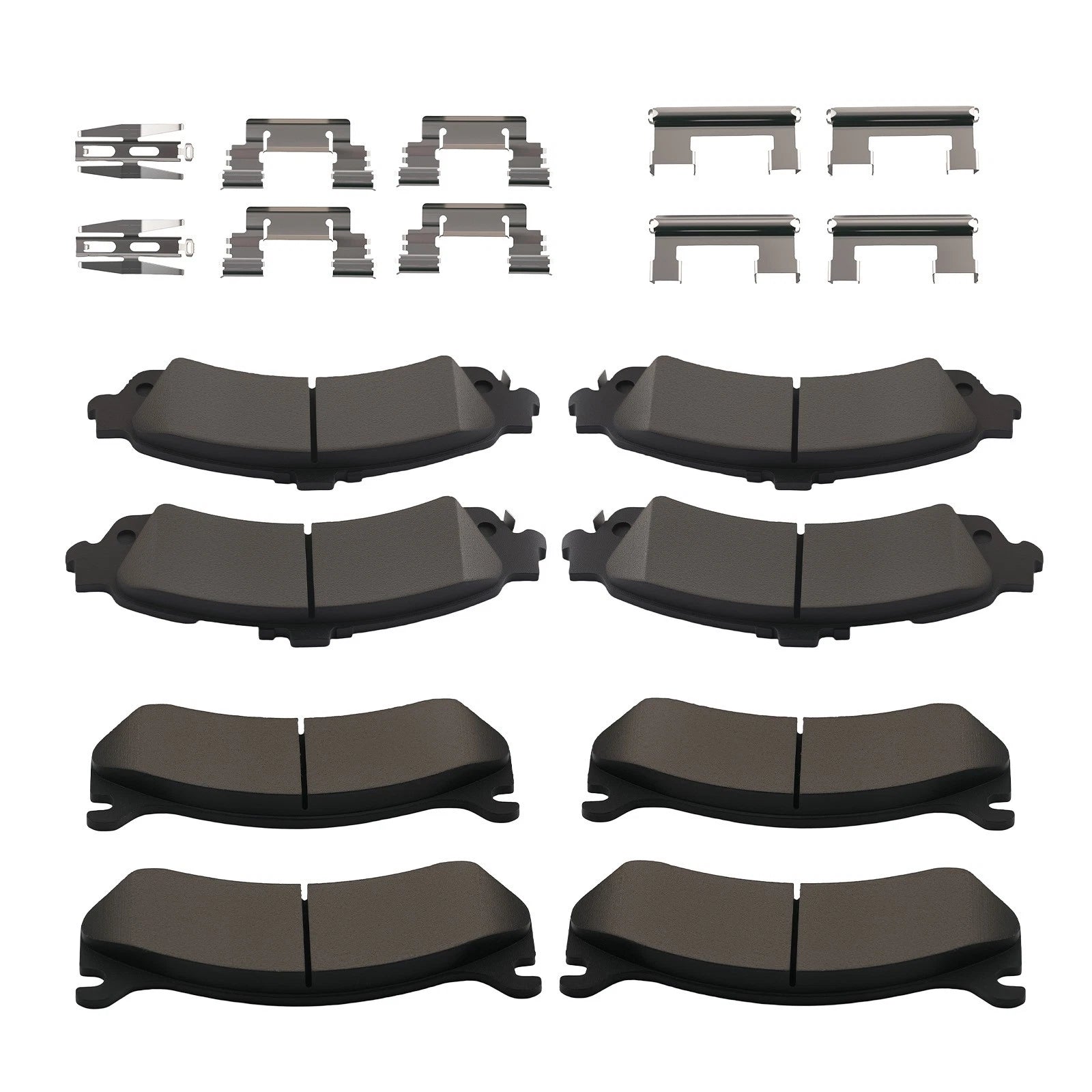 8pcs Ceramic Brake Pads Set for Cadillac Escalade EXT (2002–2006) D834