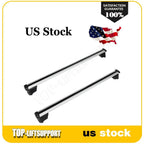 Set of 2 Roof Rack Cross Bars for Audi Q5 SQ5 (2012–2015) Black Aluminum