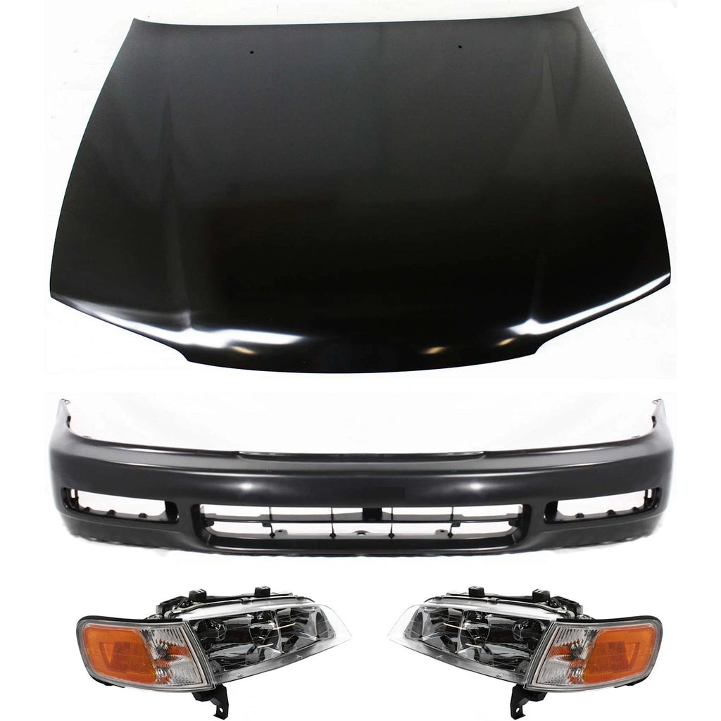 Hood Kit for Honda Accord (1996–1997) with Bumper Cover and Headlights