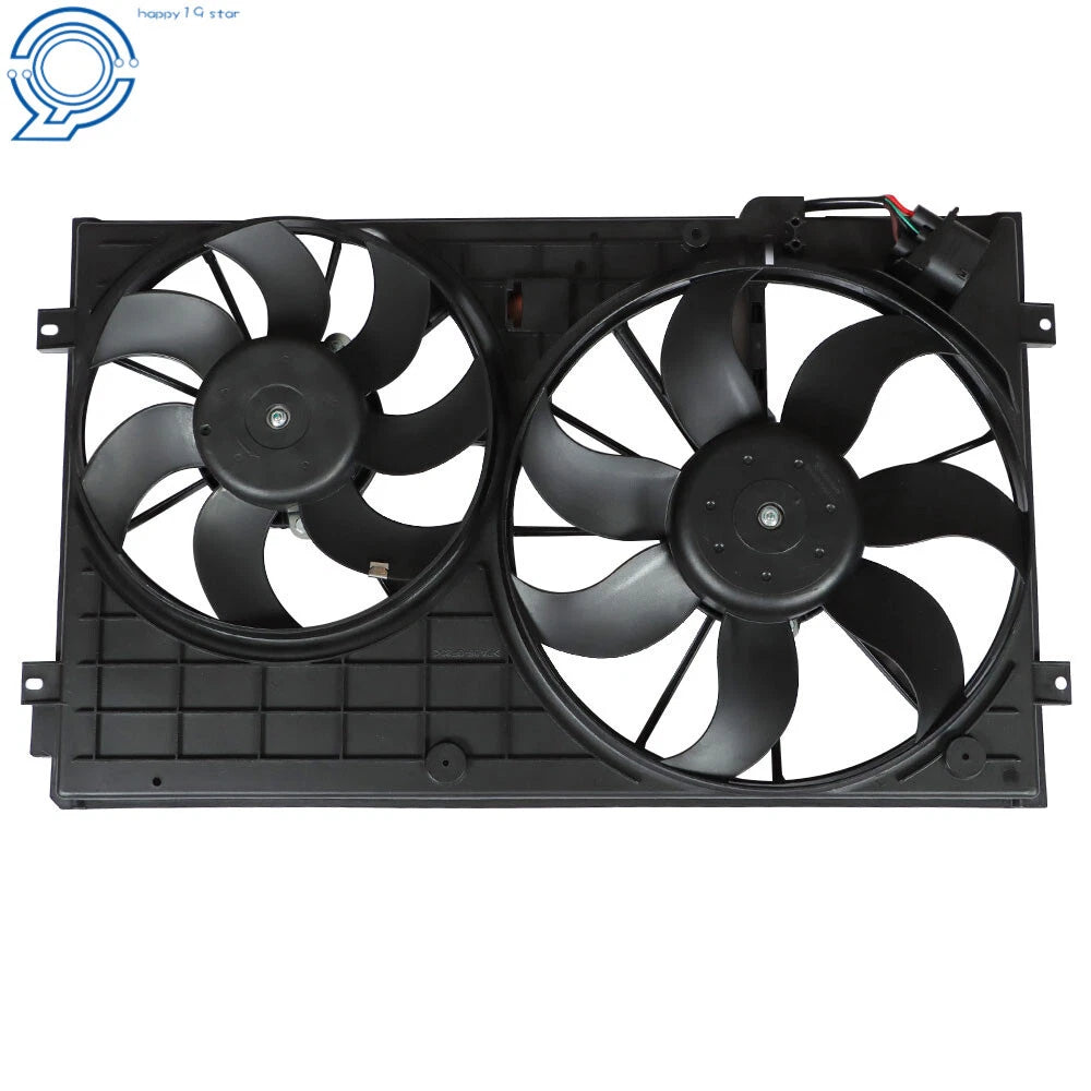 Radiator Condenser Cooling Fan Assembly for Volkswagen Jetta (2005–2015)