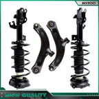 Front Complete Struts w/ Springs & Lower Control Arm for Nissan Versa (2007–2012)