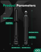 Set of 4 Front Rear Shocks Struts for Toyota Pickup 1986–1995, 4Runner 1984–1989