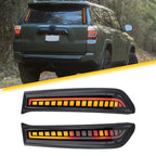 LED Smoke Lens Rear Window C Pillar Trim Tail Light for Toyota 4Runner (2010–2023)
