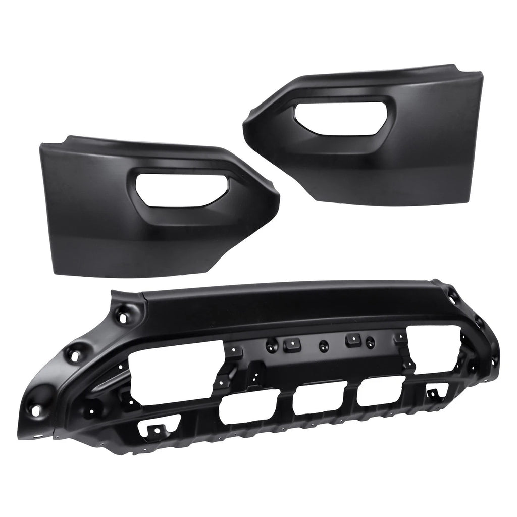 Front Bumper for GMC Sierra 1500 (2016–2018) with Fog Light Holes, Black