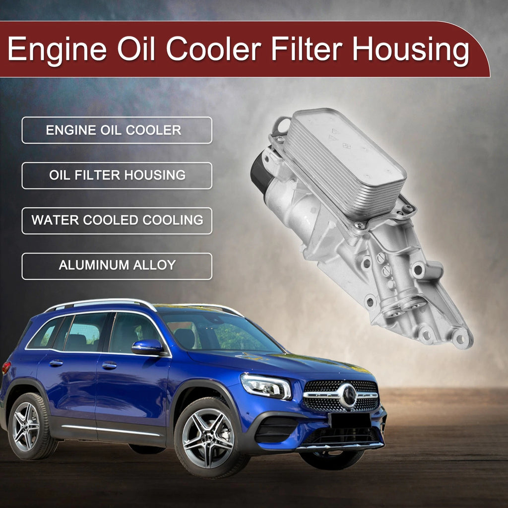 Engine Oil Cooler Filter Housing with Seals for Mercedes-Benz G550 (2009–2023) No. 2721800510