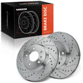 Front Drilled Brake Rotors for Chevy Impala Buick Lucerne (2006–2013)