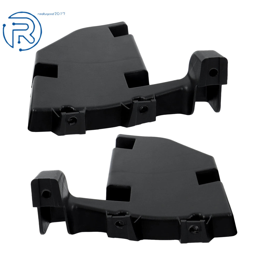 Set of 2 Plastic Black Front Bumper Brackets for Chevy Colorado GMC Canyon (2021–2022)