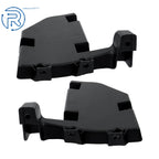 Set of 2 Plastic Black Front Bumper Brackets for Chevy Colorado GMC Canyon (2021–2022)