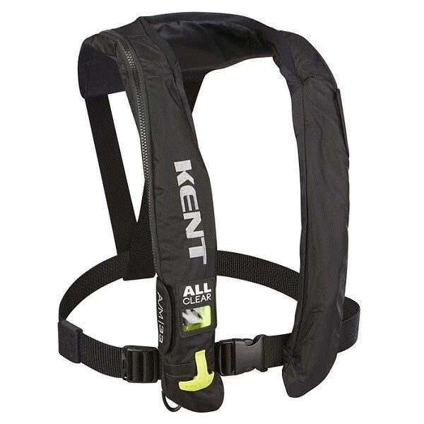 Kent A/M-33 Black Inflatable Life Vest for Auto/Manual Use (132802-700-004-19)
