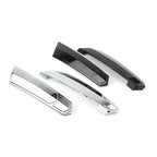 Saddlebag Hinge Covers for Victory Cross Country 2010-2017 Black/Chrome