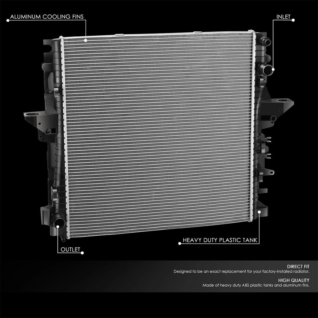 Aluminum Core Cooling Radiator for Land Rover LR4 (2010–2016) DPI 13540