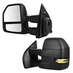 Towing Mirrors for Ford F150 (2015–2018) Power Heated Puddle Turn Signal 22 Pin