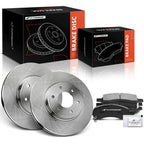 Front Disc Brake Rotors & Ceramic Pads for Chevy Trailblazer (2006–2009)