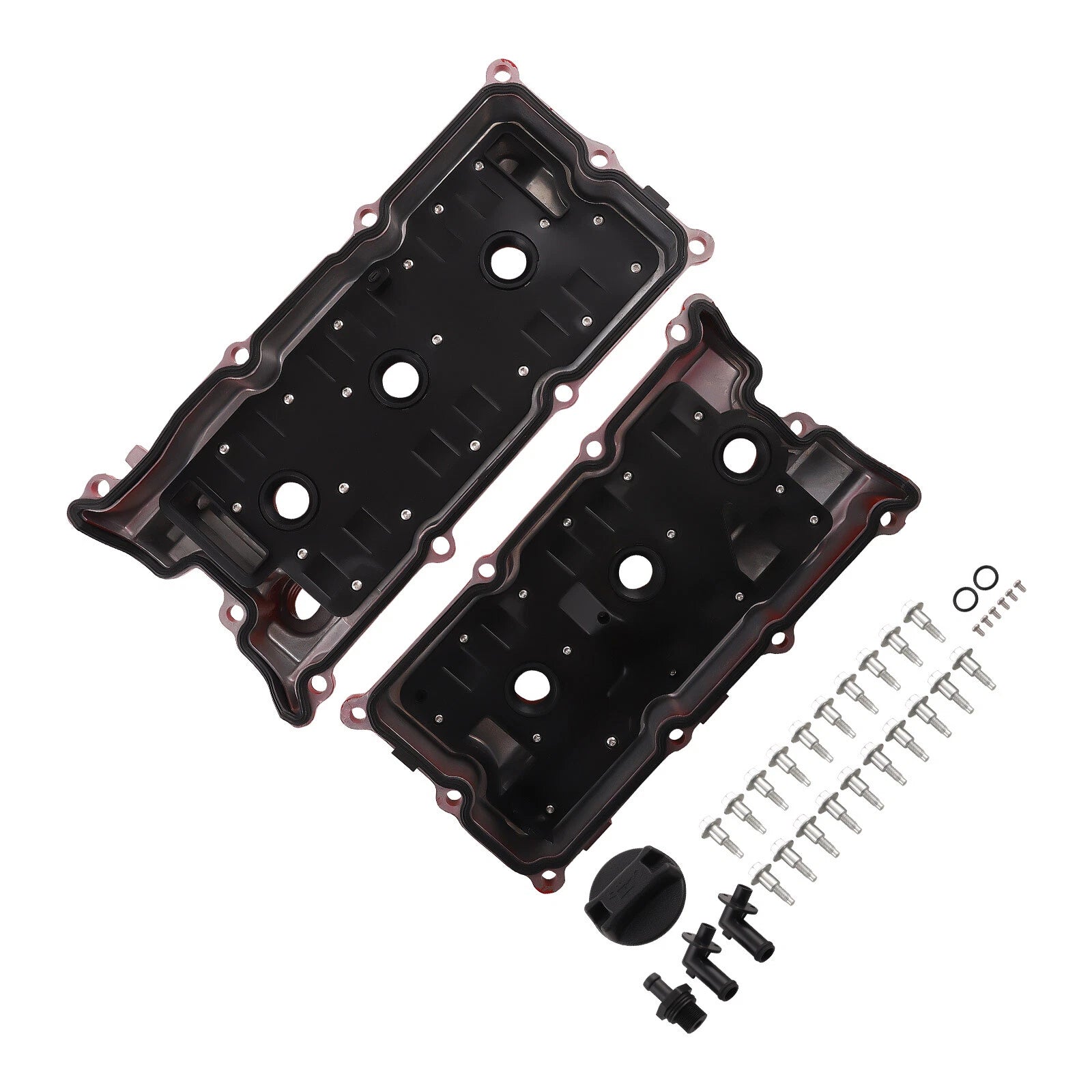 2pcs Aluminum Valve Cover for Nissan Frontier Pathfinder Xterra 4.0L (2005–2019)