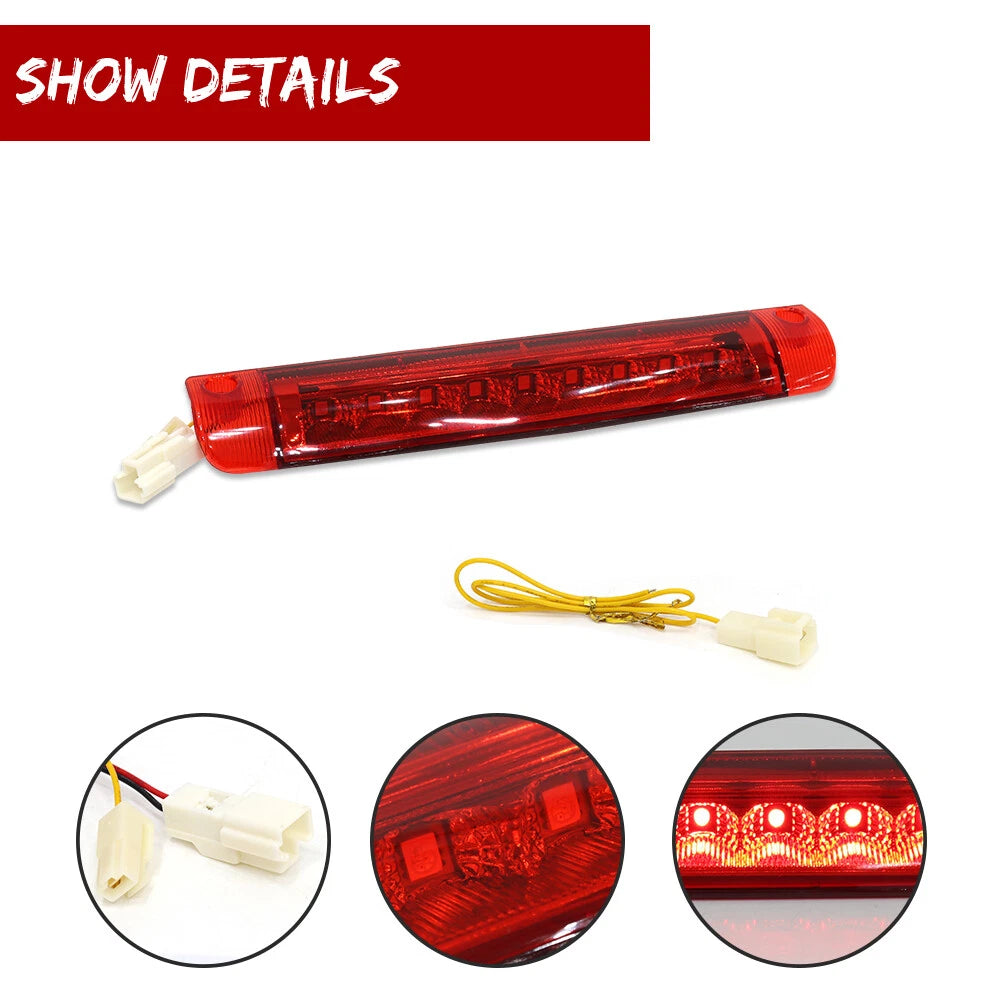 9LED Red Lens 3rd Brake Light for Toyota Crolla Sequoia Highlander RAV4