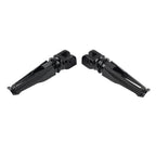 Black Passenger Foot Pegs for Ducati Monster 696/796/695/659, Dark 749/999/S/R