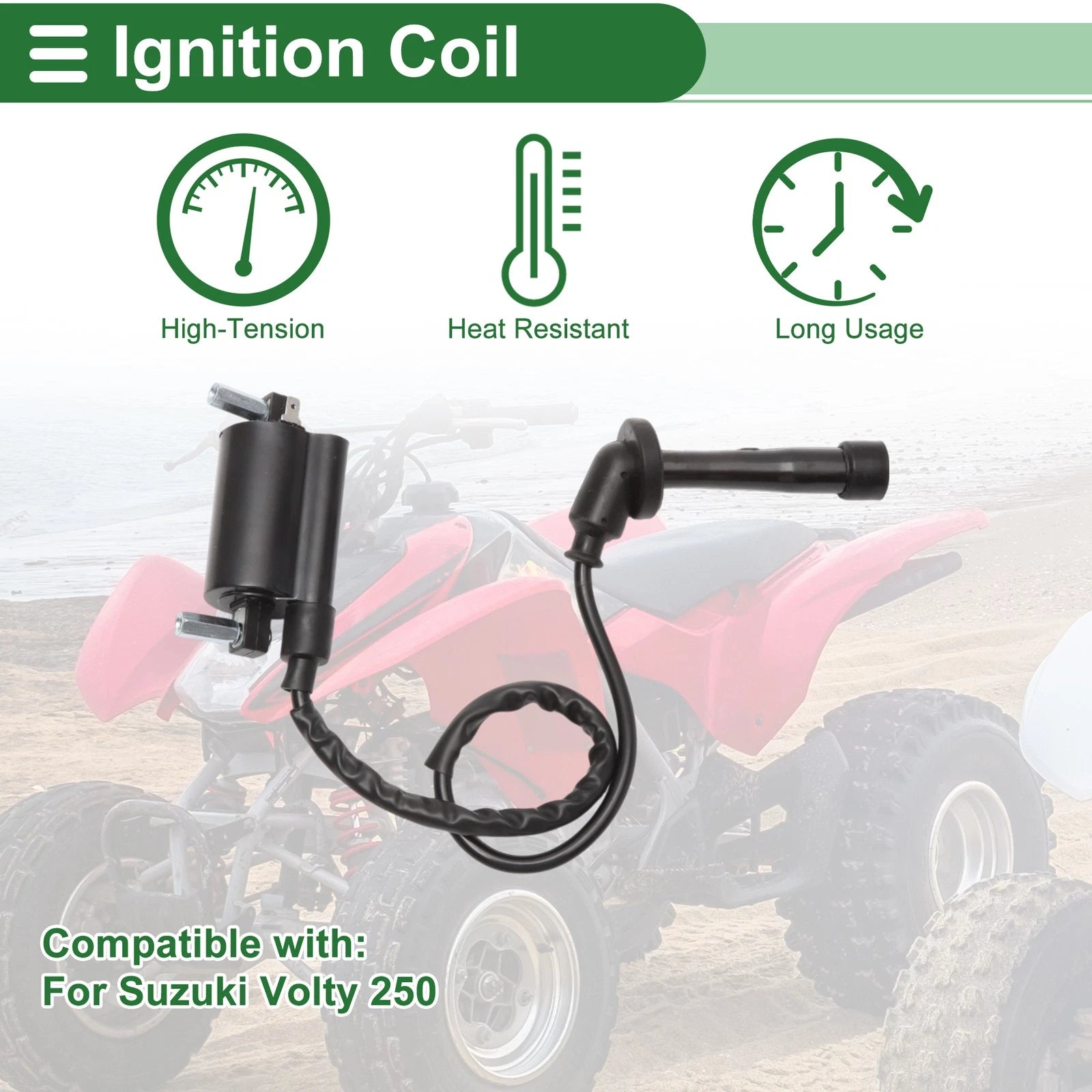 Ignition Coil for Suzuki Volty 250 (1999–2000)