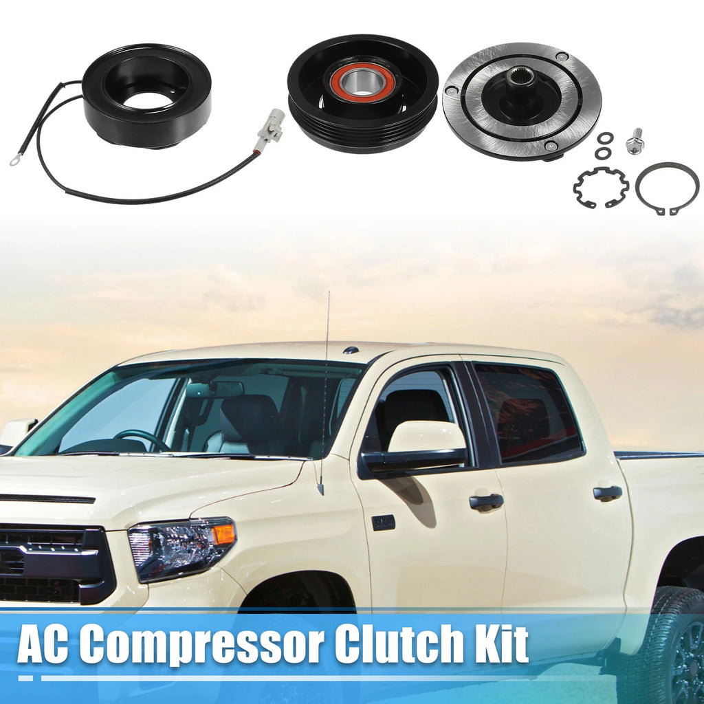 Set of 1 AC Compressor Clutch for Toyota Tundra 3.4L (2000–2004)