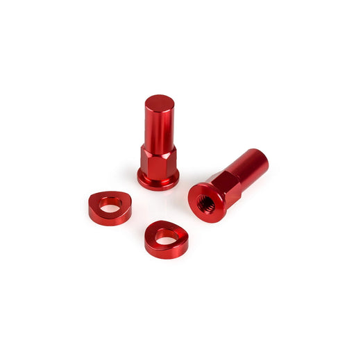 1 Pair CNC Anodized Rim Lock Nuts & Tire Valve Stem Caps for KTM Suzuki (Universal)