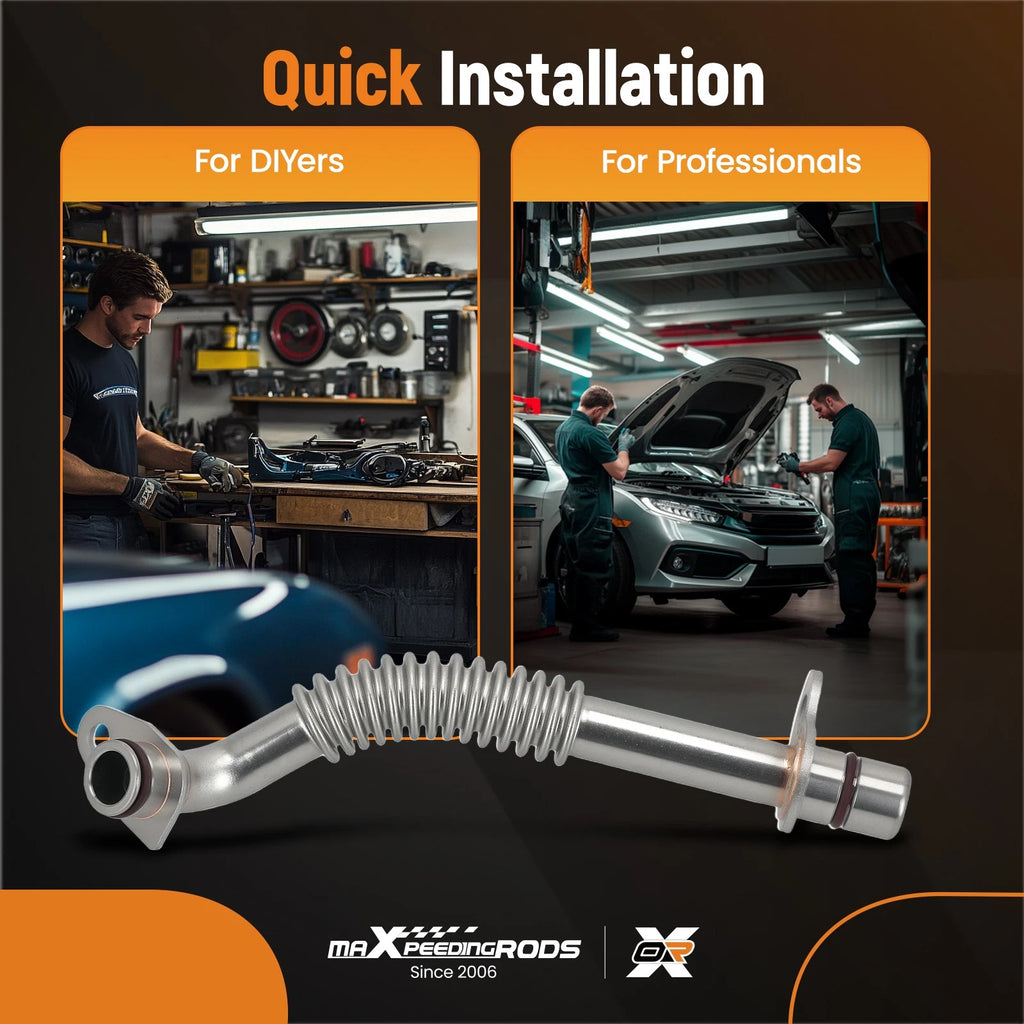 RH Turbo Oil Line for Ford F-150 (2017–2020), Expedition, Navigator (2018–2021) 3.5L