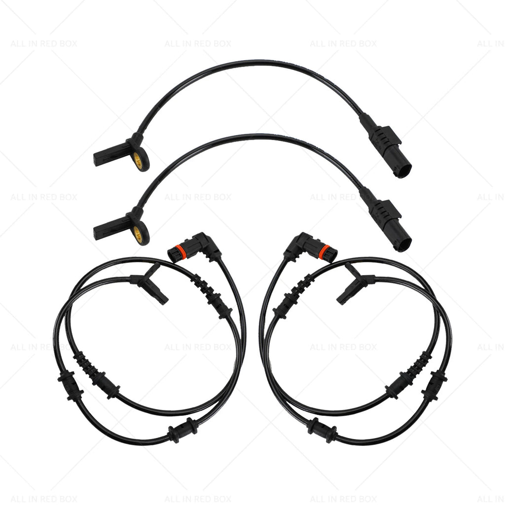 Set of 4 ABS Speed Sensors for Mercedes-Benz W164 ML350 ML320 (2006–2011)