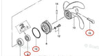 Propeller Housing Cap Repair Seal for Tohatsu 2HP 2.5HP 3.5HP (N/A)