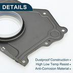 Rear Crankshaft Oil Seal with Flange for Jeep Cherokee, Dodge (No. 68223854AA)