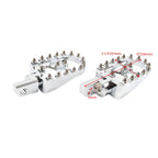 MX Style Footrests Foot Pegs for Harley Sportster XL 1200 883 48 72 (2004-2023)