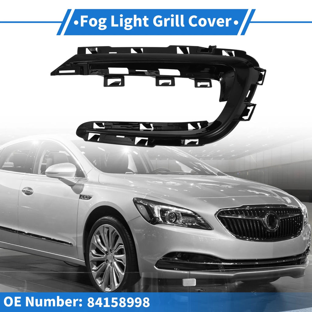 1 Pc Fog Light Grill for Buick Lacrosse (2019) No. 84158998 Black
