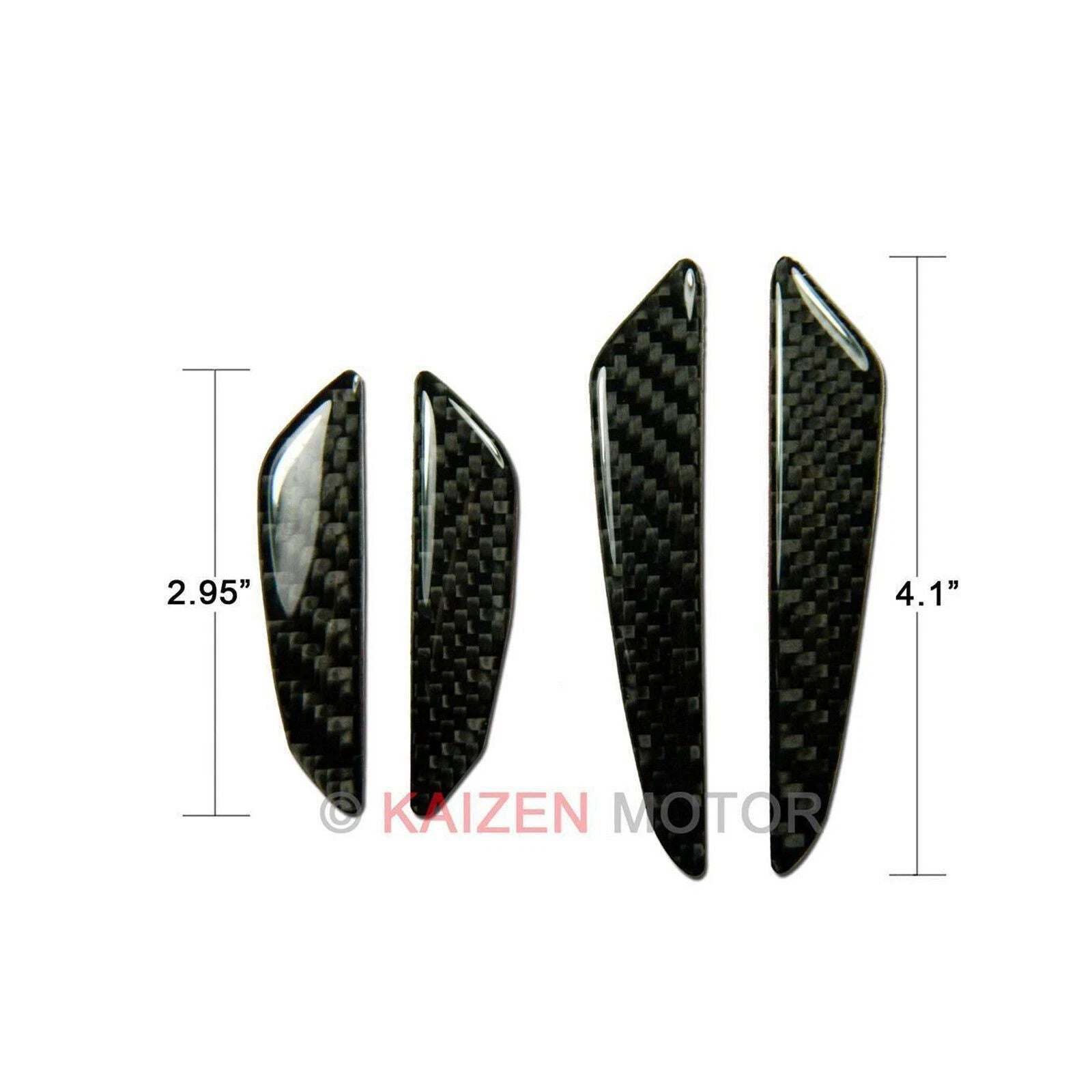 Real Carbon Fiber Side Door Edge Protection Guards for Exact Car (2019-2024)