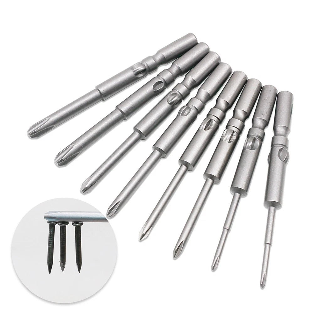 Cross Screwdriver Bit for Electric Tools (Round Shank)