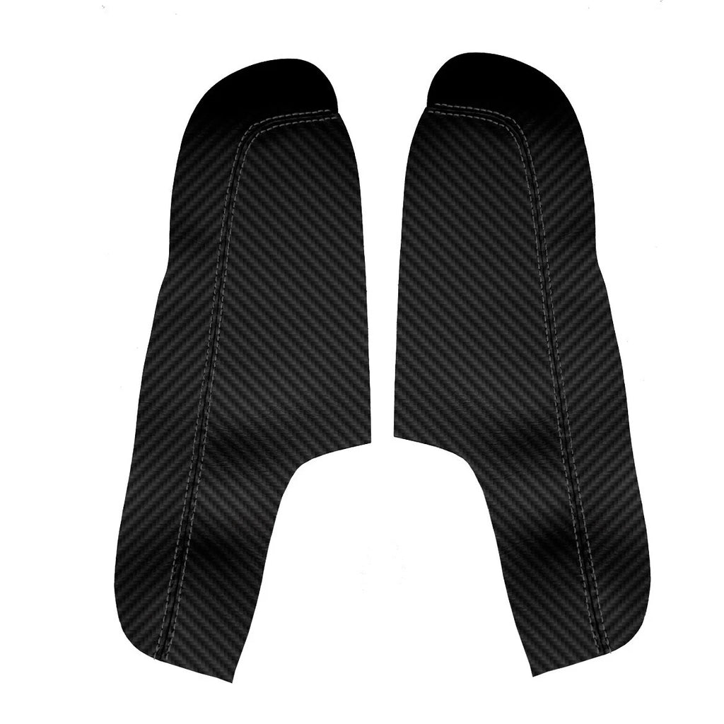 2 Pc Front Armrest Door Panel Carbon for Honda Odyssey (2005–2010)