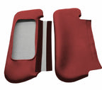 Sun Visor Cover for Ford Mustang (1987–1993) - PVC Synthetic Leather Red
