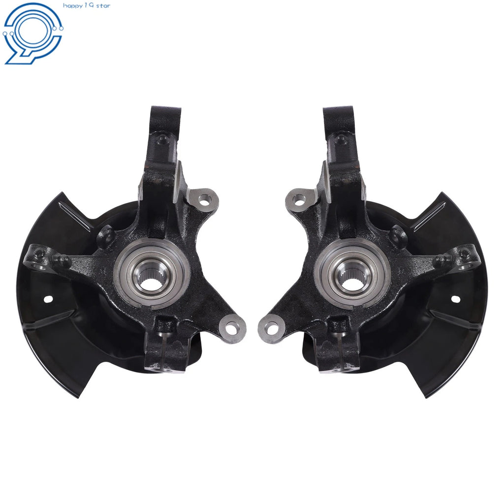 Front Steering Knuckles & Wheel Hub Bearings for Ford Edge (2007-2010)