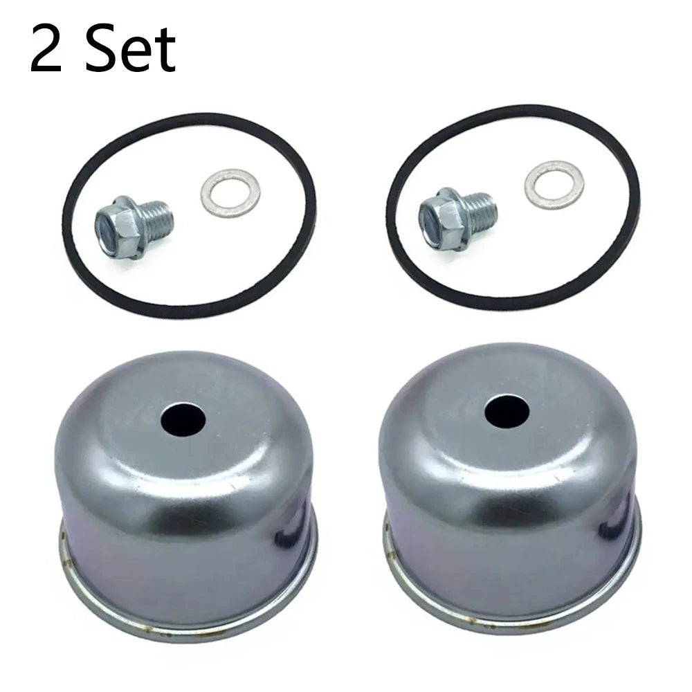 Set of 2 Carburetor Float Bowls for Briggs & Stratton (495933, 494378, 693614)
