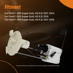 Electric Fuel Pump Module Assembly for Ford F-250 F-350 (2011–2016) FG1321 E2584M