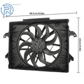 Cooling Fan Assembly with Shroud for Ram 1500 (2019–2023)