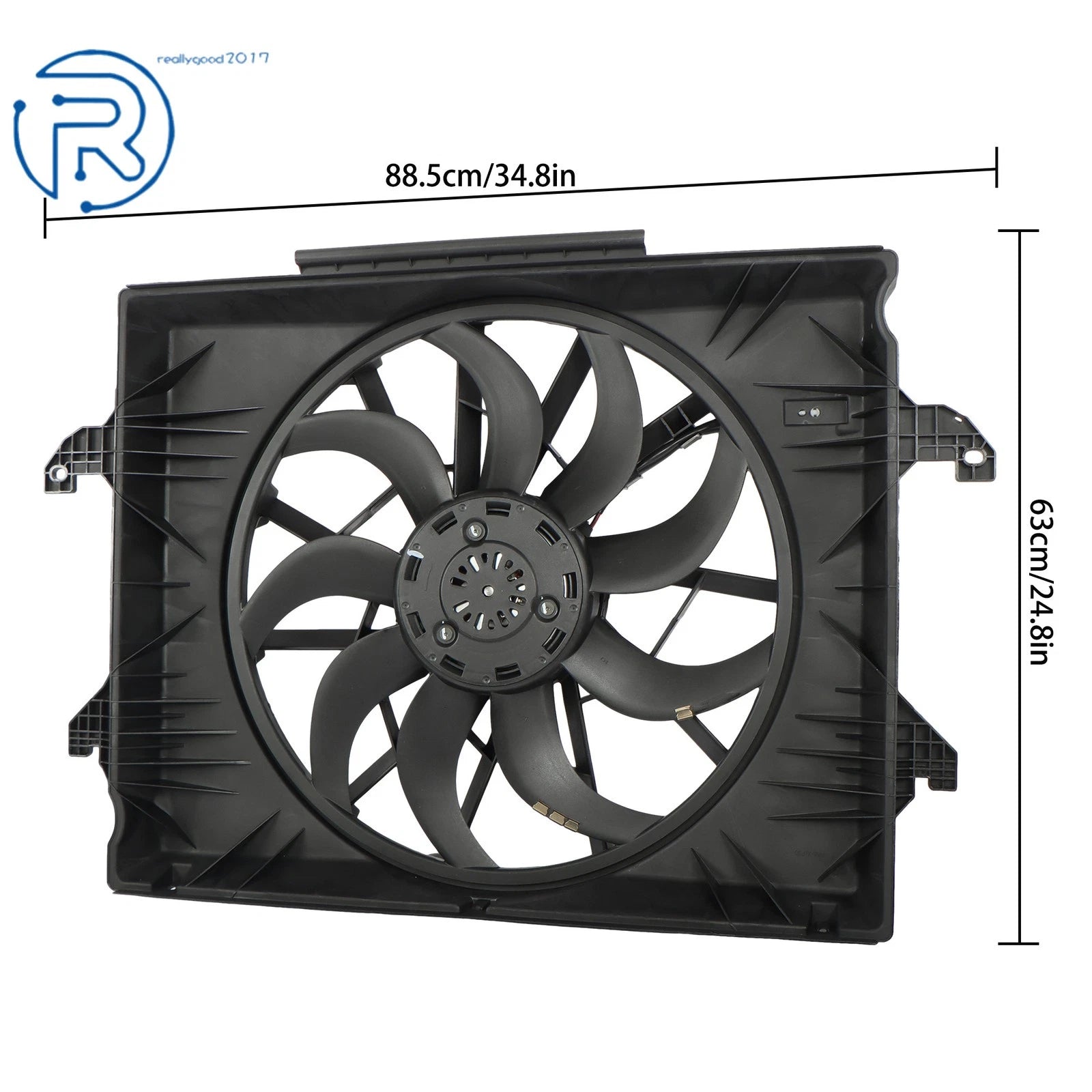 Cooling Fan Assembly with Shroud for Ram 1500 (2019–2023)