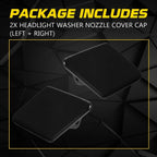 Headlight Washer Nozzle Covers for BMW E90 325i 328i 330i 335i (2006–2008)